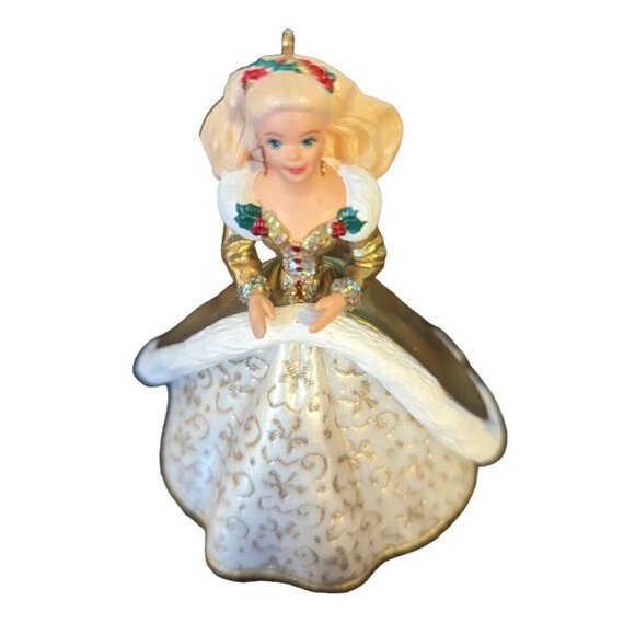 1994 Holiday Barbie Christmas Ornament NIB Hallmark Keepsake 2 in Series Mattel - Picture 7 of 11